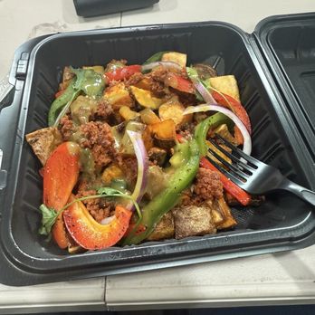 Dova Cafe - Vegan soyrizo skillet - Coffee & Tea Near Me - Ontario, California