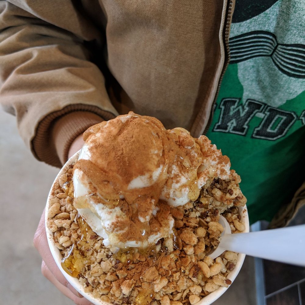 Peach cobbler