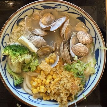 Marugame Udon - clam chowder bowl - Japanese Near Me - Cupertino, California Marugame Udon - clam chowder bowl - Japanese Near Me - Cupertino, California