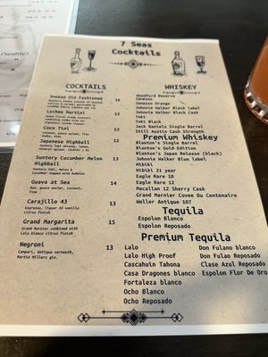 Menu photo 3 7 Seas Oyster Bar Houston, TX