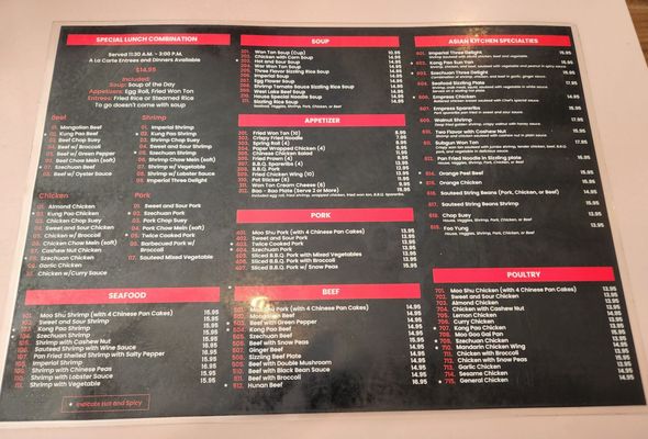 Menu photo 1 Asian Kitchen 1 Prunedale, CA Menu photo 1 Asian Kitchen 1 Prunedale, CA