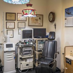 Midwest ENT - Dr. Siegel's largest exam room, West view. He has many certifications for sub-specialites and loads of equipment for specific tests.