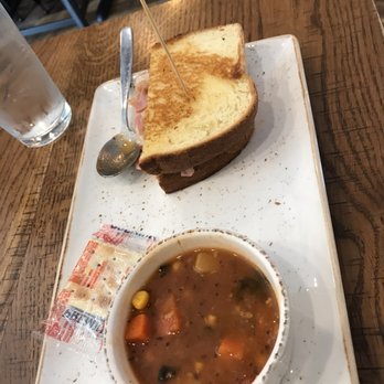 First Watch - Ham & Gruyere Melt with hearty veggie soup - Cafes Near Me - Scottsdale, Arizona First Watch - Ham & Gruyere Melt with hearty veggie soup - Cafes Near Me - Scottsdale, Arizona