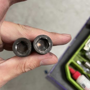 AutoNation Toyota Irvine - left good bolt, right stripped bolt - Car Dealers Near Me - Irvine, California AutoNation Toyota Irvine - left good bolt, right stripped bolt - Car Dealers Near Me - Irvine, California