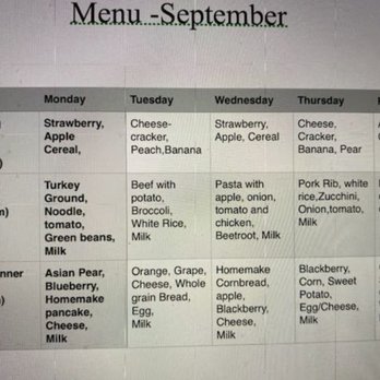 Northpark Child Care - Example of the types of nutritious food that was offered from 2021. - Preschools Near Me - Ontario, California Northpark Child Care - Example of the types of nutritious food that was offered from 2021. - Preschools Near Me - Ontario, California