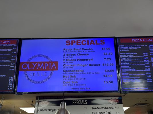 Menu photo 1 Olympia Grille Woburn, MA
