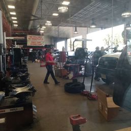 Waiting my turn for new tires at Discount Tire! Busy, bur that's a Friday for you.