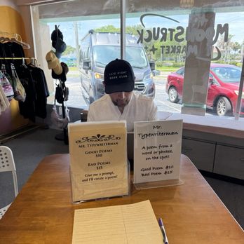 Moonstruck Market - Come get a poem! - Bookstores Near Me - Melbourne, Florida Moonstruck Market - Come get a poem! - Bookstores Near Me - Melbourne, Florida