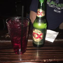Bourbon & Brews - $7.00 for a beer and crab/vodka! What a great deal!