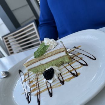 Waterway Cafe - Pistachio cheesecake - Seafood Near Me - Palm Beach Gardens, Florida Waterway Cafe - Pistachio cheesecake - Seafood Near Me - Palm Beach Gardens, Florida