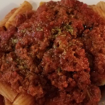 Sunny & Frankies - Ziti and meat sauce - American Near Me - Stamford, Connecticut Sunny & Frankies - Ziti and meat sauce - American Near Me - Stamford, Connecticut