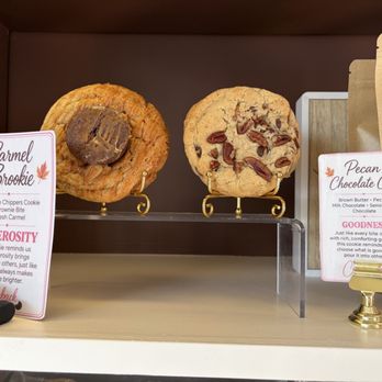 Comeback Cookie - Caramel brookie and pecan chocolate chip - Desserts Near Me - Mansfield, Texas