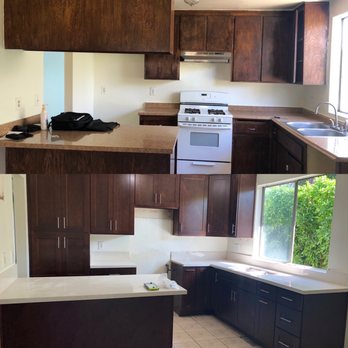 Sunny House Kitchen Remodeling - Top is before and bottom is after. My dream kitchen. - Cabinetry Near Me Sunny House Kitchen Remodeling - Top is before and bottom is after. My dream kitchen. - Cabinetry Near Me