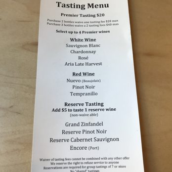 Brooklyn West Winery - Tasting menu at Brooklyn West Winery in Oakland. - Wine Tasting Room Near Me - Oakland, California