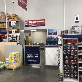 Lowe's Home Improvement - Every path to the restroom blocked. Had to walk way way way around all this nonsense to get there. Ridiculous. - Hardware Stores Near Me - Pacoima, California