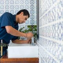 Blue Plumbing and Drain Cleaning Logo