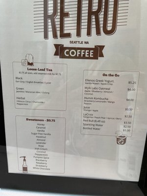 Menu photo 7 Retro Coffee Seattle, WA Menu photo 7 Retro Coffee Seattle, WA