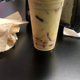 Pina colada yogurt