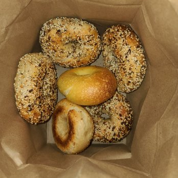 Pigeon Bagels - 4 everything bagels, an egg bagel, and a garlic/sea salt - Bagels Near Me - Pittsburgh, Pennsylvania Pigeon Bagels - 4 everything bagels, an egg bagel, and a garlic/sea salt - Bagels Near Me - Pittsburgh, Pennsylvania