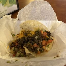 Ground beef taco