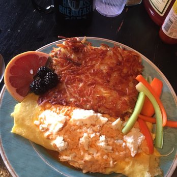 Blue Moon Cafe - The buffalo chicken omelette was legit life changing - Breakfast & Brunch Near Me - Baltimore, Maryland