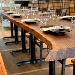 Timberwolf Slabs - Live Edge Walnut Table