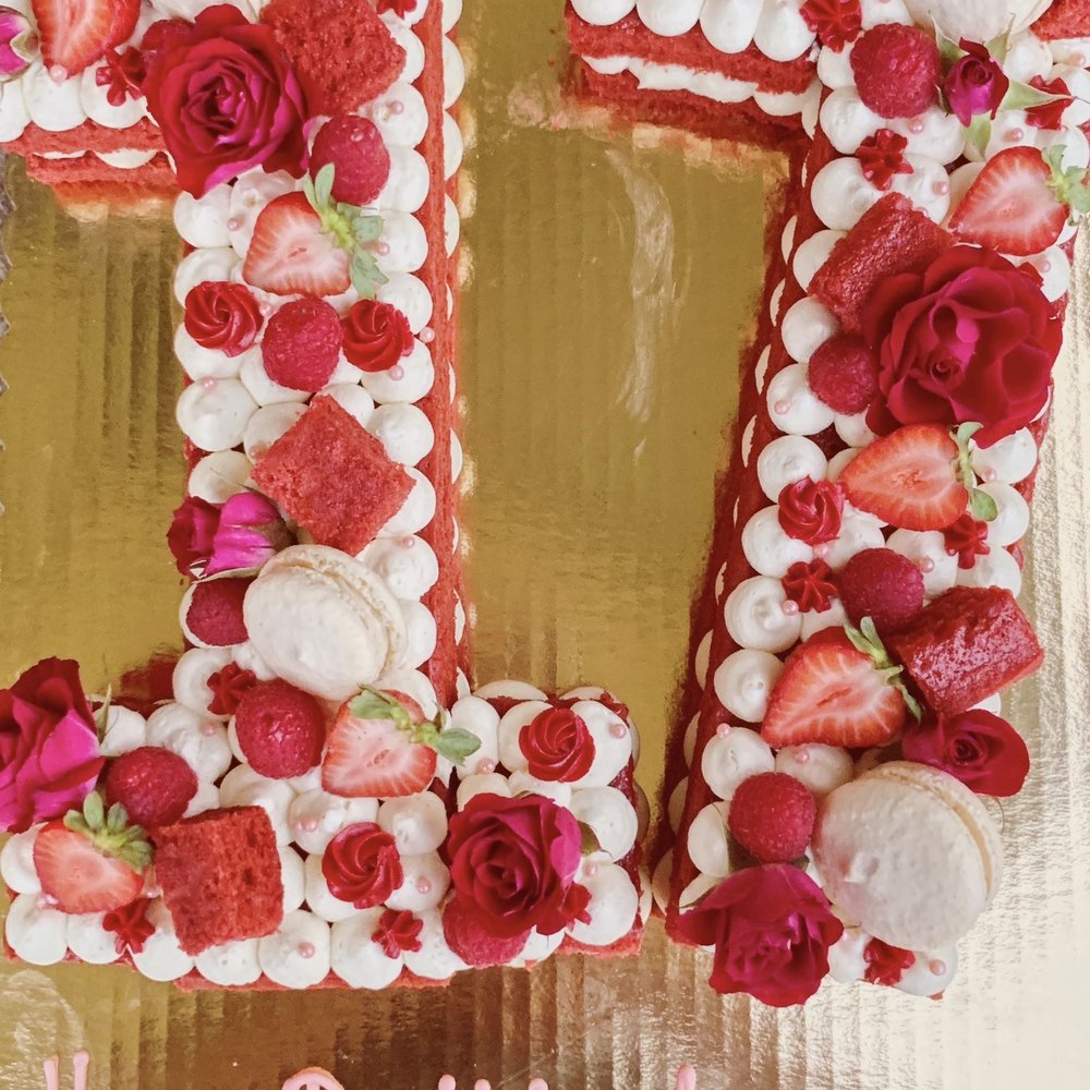 Millstone Bakery - Red velvet number cake. - Bakeries Near Me - Plano, Texas