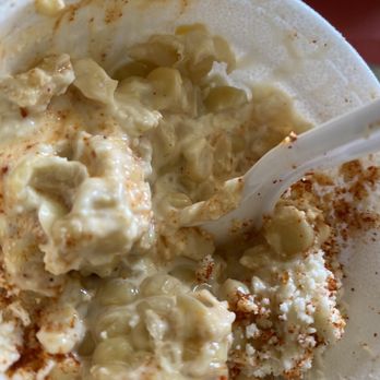 Morada Neveria - Elote in a cup. So delicious. - Desserts Near Me - Stockton, California Morada Neveria - Elote in a cup. So delicious. - Desserts Near Me - Stockton, California