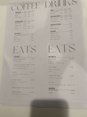 Menu photo 8 Nurture Coffee  Eats Bass Lake, CA