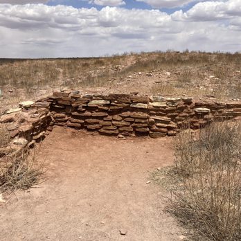 Homolovi State Park - Mud clay remnants of a structure Homolovi State Park. - Parks Near Me - Winslow, Arizona