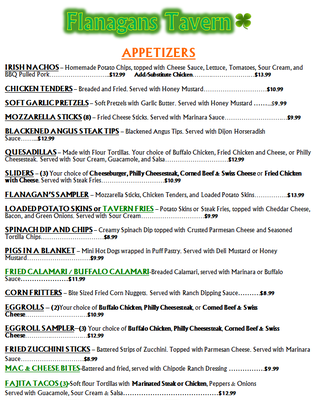 Menu photo 3 Flanagans Tavern Staten Island, NY Menu photo 3 Flanagans Tavern Staten Island, NY