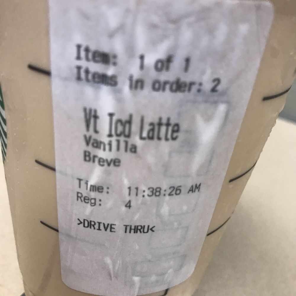 Starbucks - Asked for a vanilla latte and they completely forgot to add the vanilla! - Coffee & Tea Near Me - Manassas, Virginia Starbucks - Asked for a vanilla latte and they completely forgot to add the vanilla! - Coffee & Tea Near Me - Manassas, Virginia