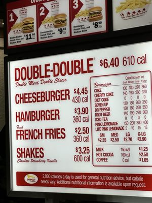 Menu photo 1 In-N-Out Burger Barstow, CA Menu photo 1 In-N-Out Burger Barstow, CA