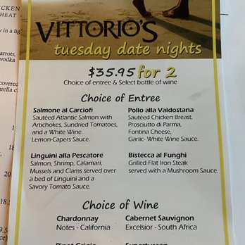 Vittorio's - Tuesday Date Night - Italian Near Me - San Diego, California Vittorio's - Tuesday Date Night - Italian Near Me - San Diego, California