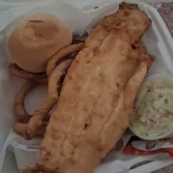 Fish & Onion Rings. Had a clearer and brighter picture but it won't upload