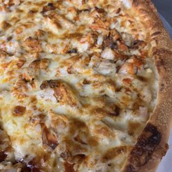 C & N Pizza - Grilled Buffalo Chicken with blue cheese pizza. Available as a calzone as well!