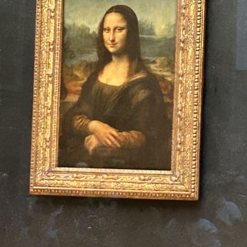 Musée du Louvre - Mona Lisa . She has security around her 24/7 - Museums Near Me - Paris, 75