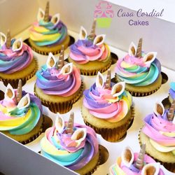 Casa Cordial Cakes - Unicorn Cupcakes