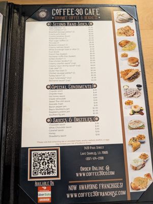 Menu photo 5 Coffee 30 Lake Charles, LA