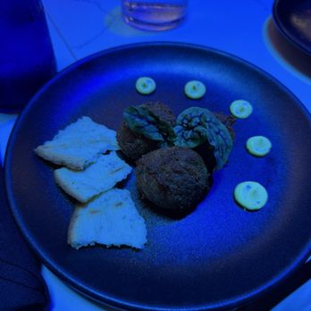 BLK SWAN - Mini crab cake - New American Near Me - Baltimore, Maryland