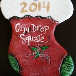 Earth, Glaze & Fire - Gum Drop Square ornaments hand made by EG&F Studio.  Proceeds benefit The Partnership for Warrenton