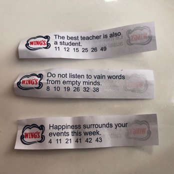 Yangtze - Fortune cookie fortunes - Dim Sum Near Me - Ottawa, Ontario