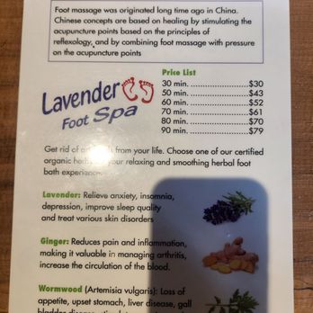 Lavender Foot Spa - Services - Massage Near Me - Philadelphia, Pennsylvania