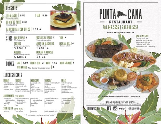Menu photo 4 Punta Cana Fort Lee, NJ Menu photo 4 Punta Cana Fort Lee, NJ