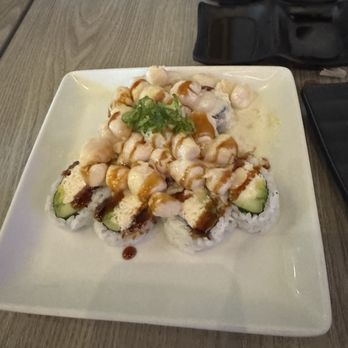 Akafuji Restaurant - Baked scallop roll - Japanese Near Me - La Habra, California Akafuji Restaurant - Baked scallop roll - Japanese Near Me - La Habra, California