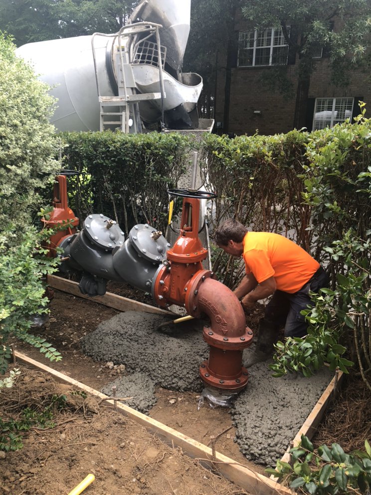 Slide of Plumbing Connection