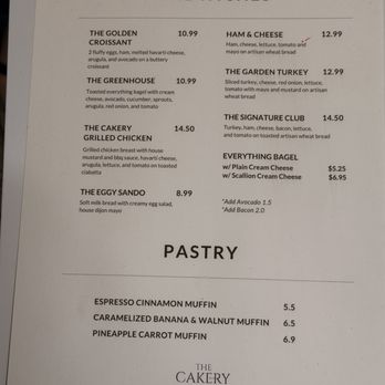 The Cakery Cafe - Menu - Sandwiches Near Me - San Diego, California The Cakery Cafe - Menu - Sandwiches Near Me - San Diego, California