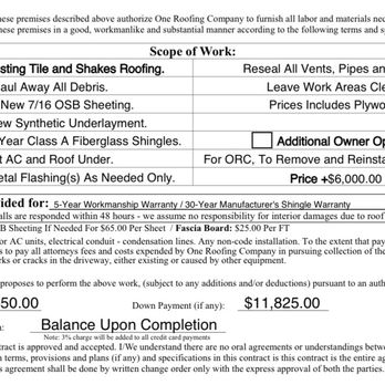 One Roofing Company - Contract - Roofing Near Me - Las Vegas, Nevada One Roofing Company - Contract - Roofing Near Me - Las Vegas, Nevada