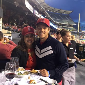 Diamond Club - Our lovely table - Stadiums & Arenas Near Me - Anaheim, California
