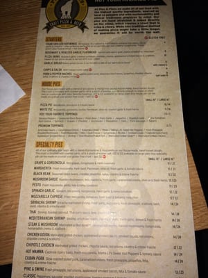 Menu photo 8 Pies & Pints Morgantown, WV
